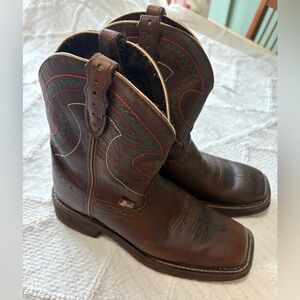 Justin Women’s Western Leather Boots L9997 Size 8b